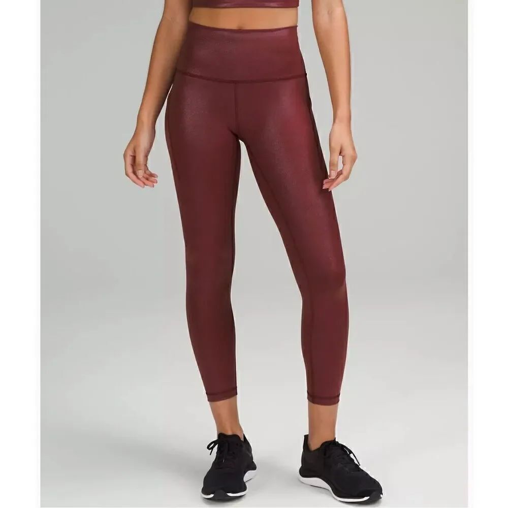 Lululemon Wunder Train High-Rise Tight with Pockets 25" Foil
